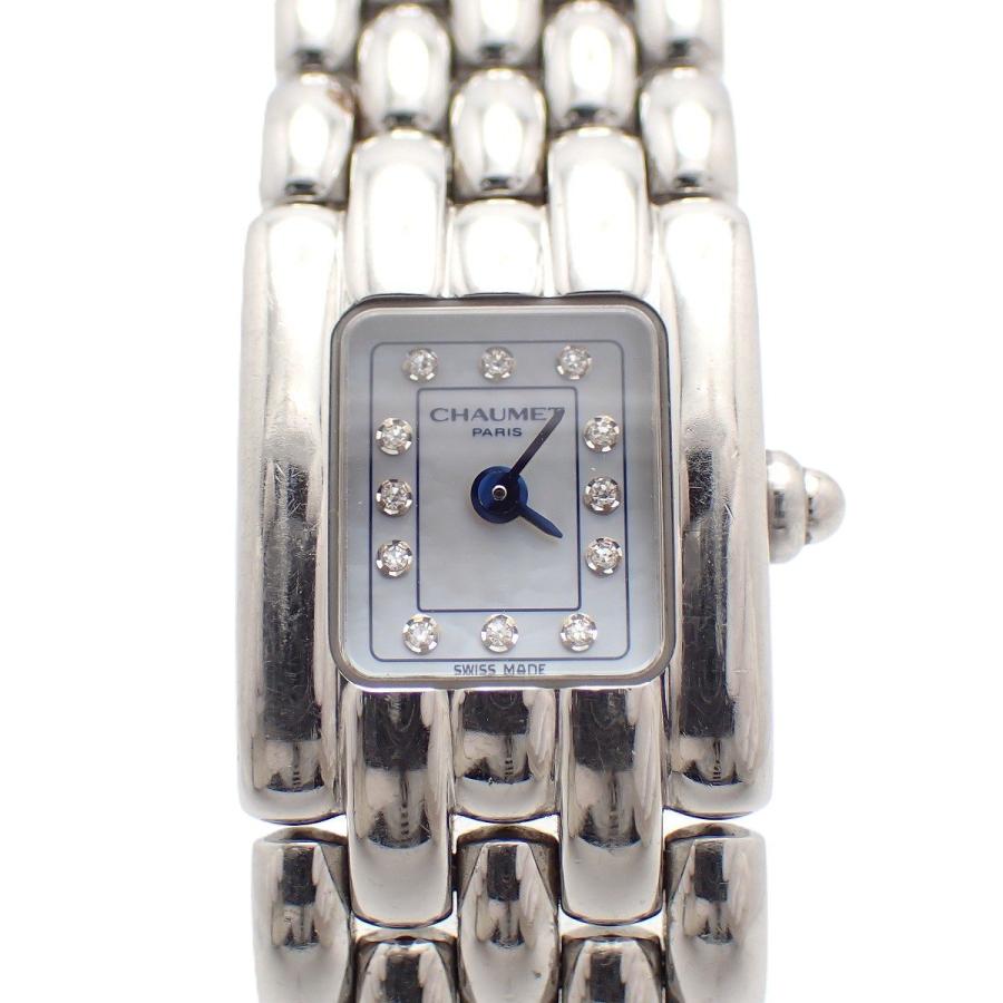 t*o様 CHAUMET✨️ショーメ　ケイシス　12Pダイヤ　ネイビー　レディー CHAUMET（ショーメ） ケイシス クォーツ レディース 腕時計 12Pダイヤ