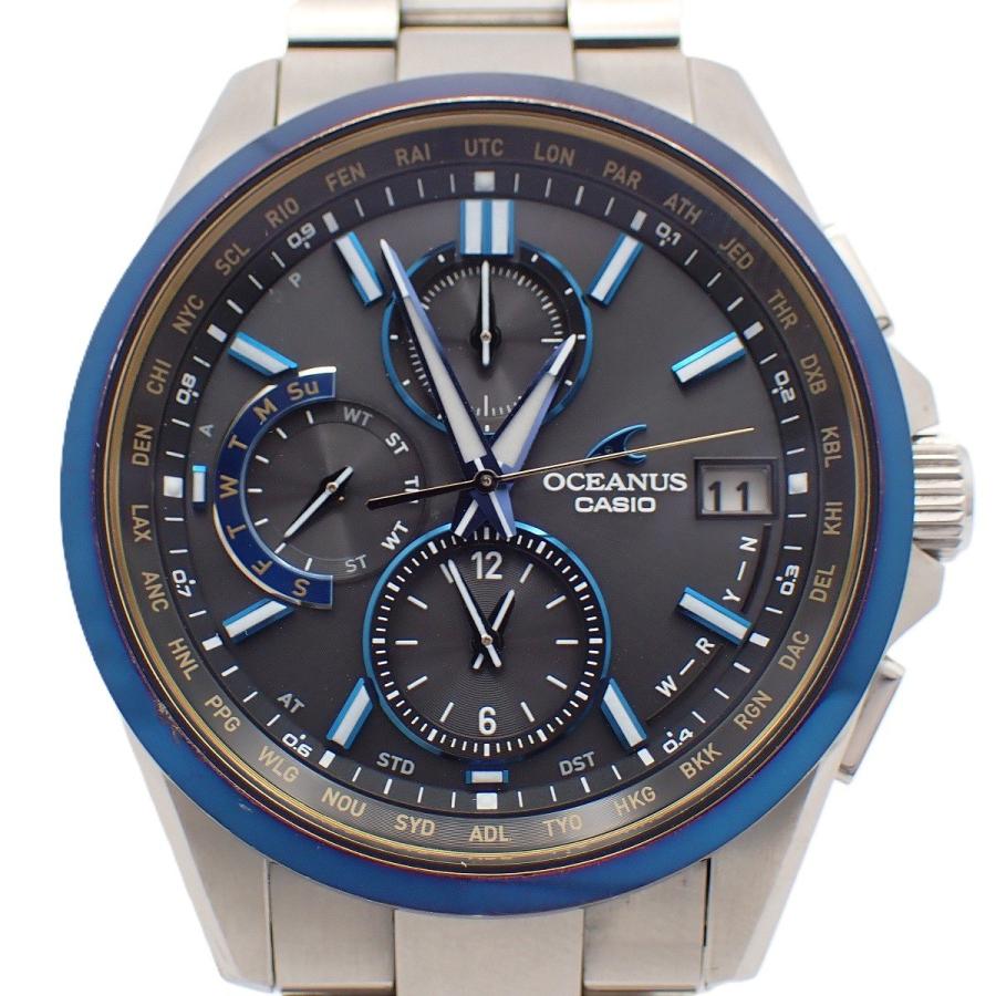 OCEANUS カシオ オシアナス クラシック ブラックマーブル ソーラー電波