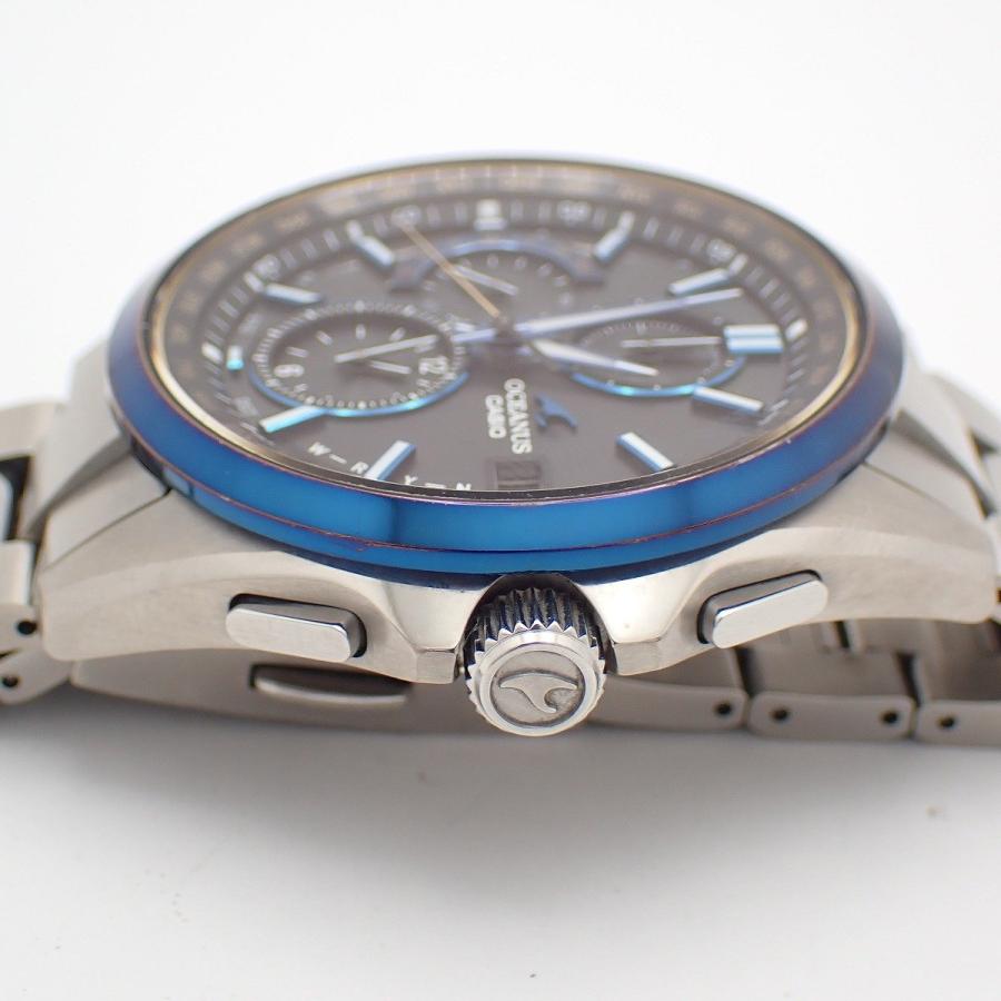 OCEANUS カシオ オシアナス クラシック ブラックマーブル ソーラー電波