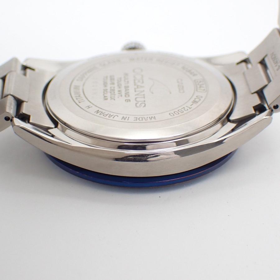 OCEANUS カシオ オシアナス クラシック ブラックマーブル ソーラー電波
