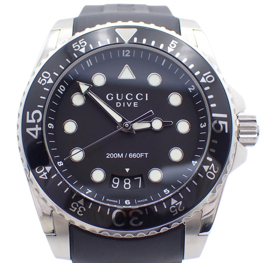 GUCCI（グッチ） 136.2 ダイヴ 200M防水 クォーツ メンズ 腕時計
