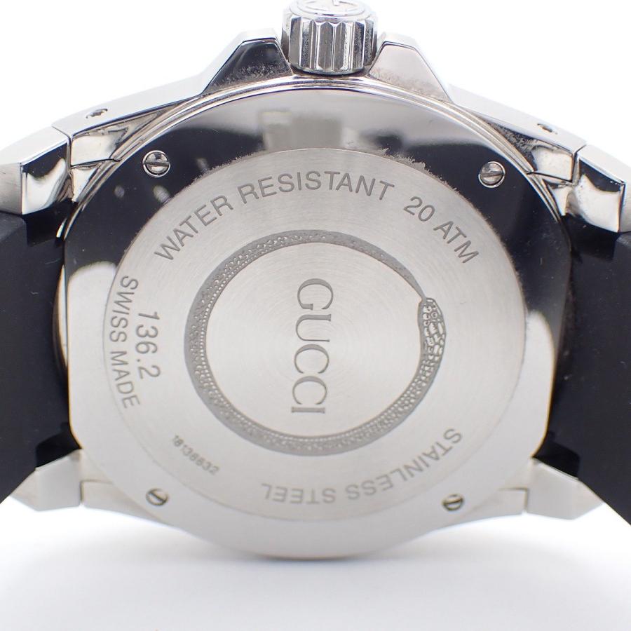 GUCCI（グッチ） 136.2 ダイヴ 200M防水 クォーツ メンズ 腕時計