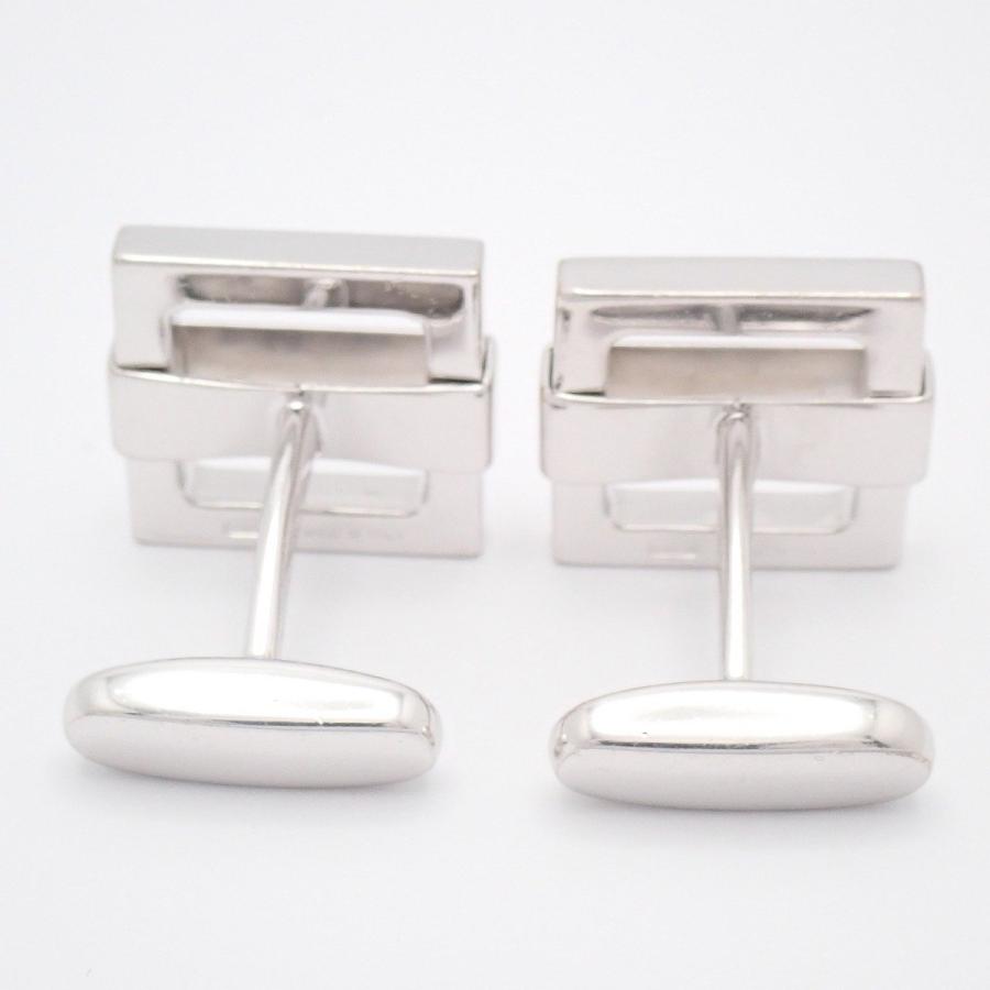 BVLGARI（ブルガリ） スクエア カフス カフリンクス シルバー925【い