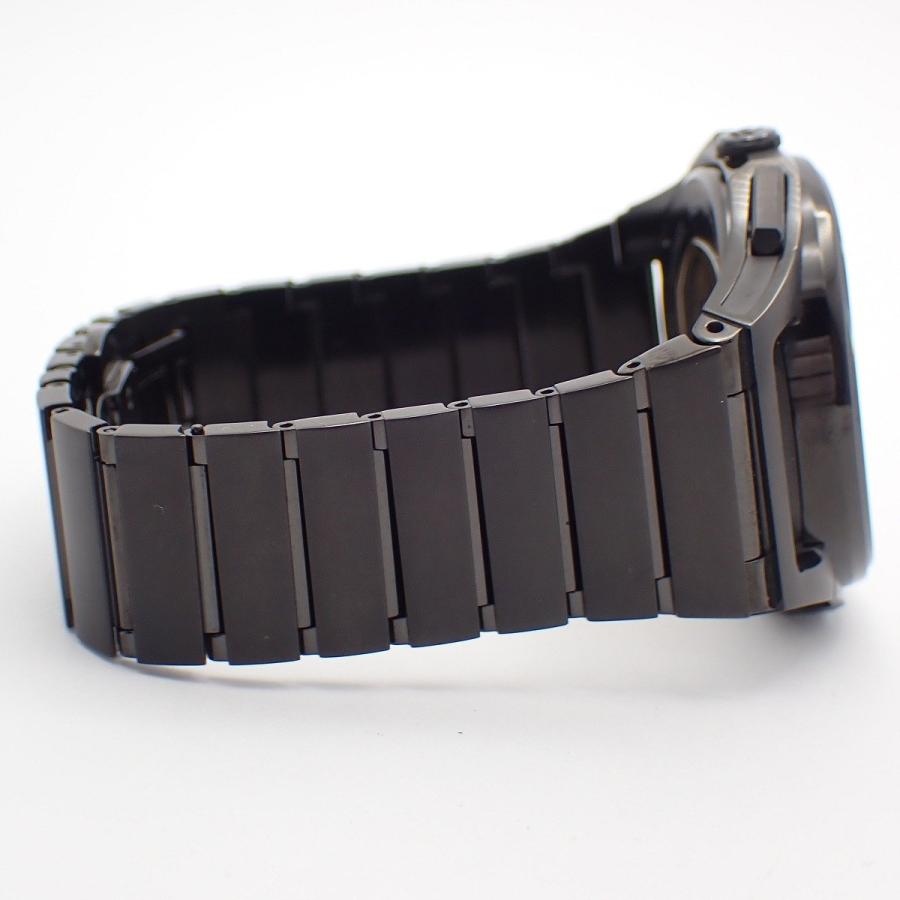 【美品】BULOVA ブローバ カーブ クロノグラフ クォーツ メンズ 腕時計 ブラック スケルトン文字盤 純正ベルト 98A207【いおき質店】の画像