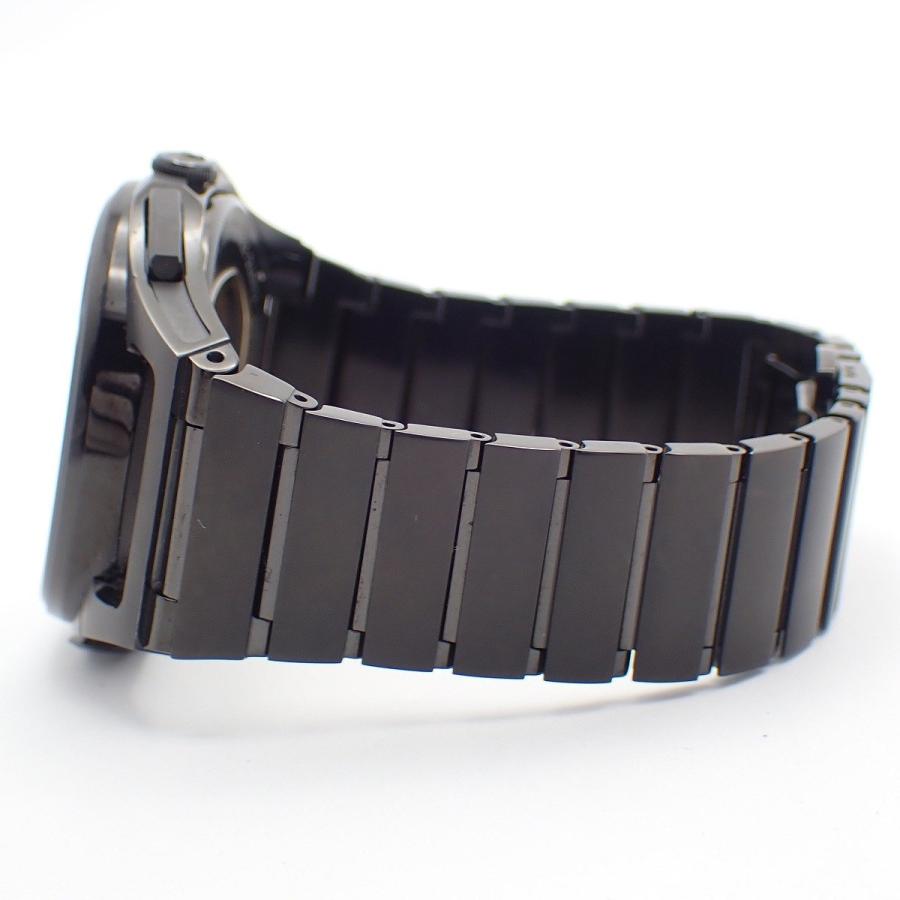 【美品】BULOVA ブローバ カーブ クロノグラフ クォーツ メンズ 腕時計 ブラック スケルトン文字盤 純正ベルト 98A207【いおき質店】の画像
