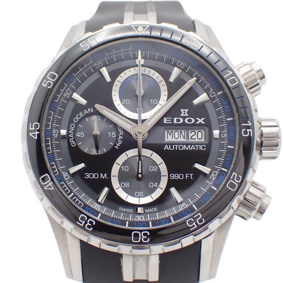 グランドオーシャン EDOX エドックス クロノグラフ 自動巻き メンズ