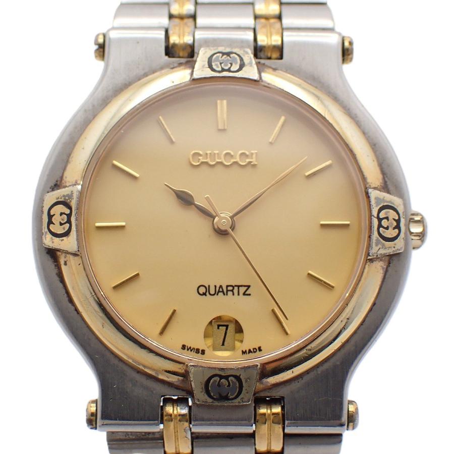 GUCCI（グッチ） 9000M クォーツ メンズ 腕時計 コンビ ゴールド文字盤