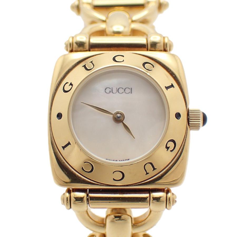 GUCCI 　グッチ　 6400L 　レディース　腕時計　ゴールド　保管品 GUCCI（グッチ） 6400L クォーツ レディース 腕時計 ゴールドGP シェル