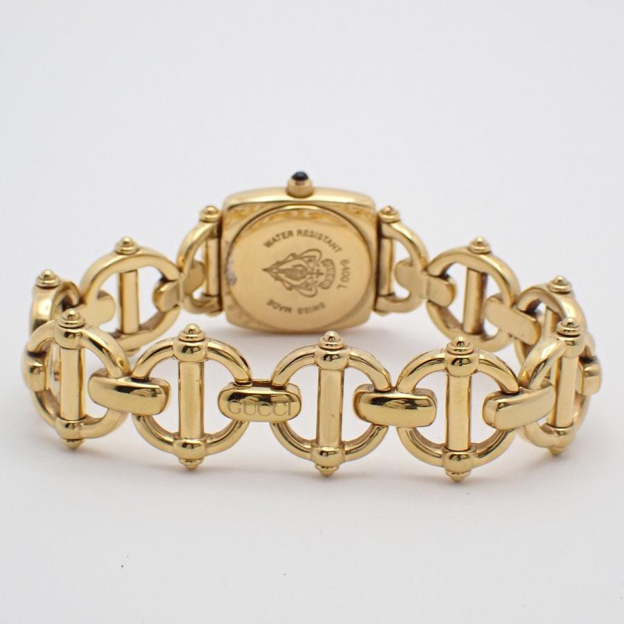 GUCCI（グッチ） 6400L クォーツ レディース 腕時計 ゴールドGP シェル