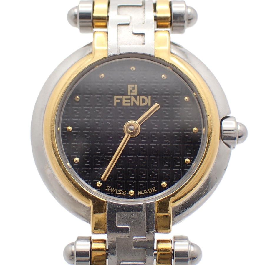 FENDI（フェンディ） 760L クォーツ レディース 腕時計 コンビ 黒文字