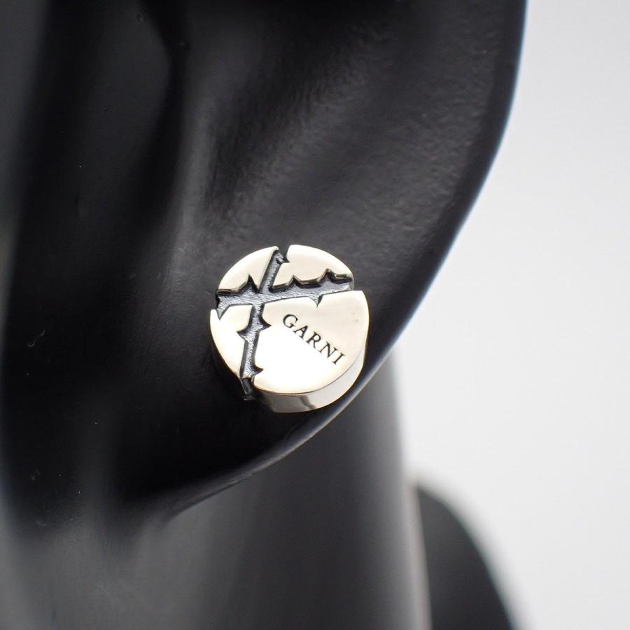 GARNI（ガルニ） Thorn Coveted Oval ピアス シルバー/K18【いおき質店