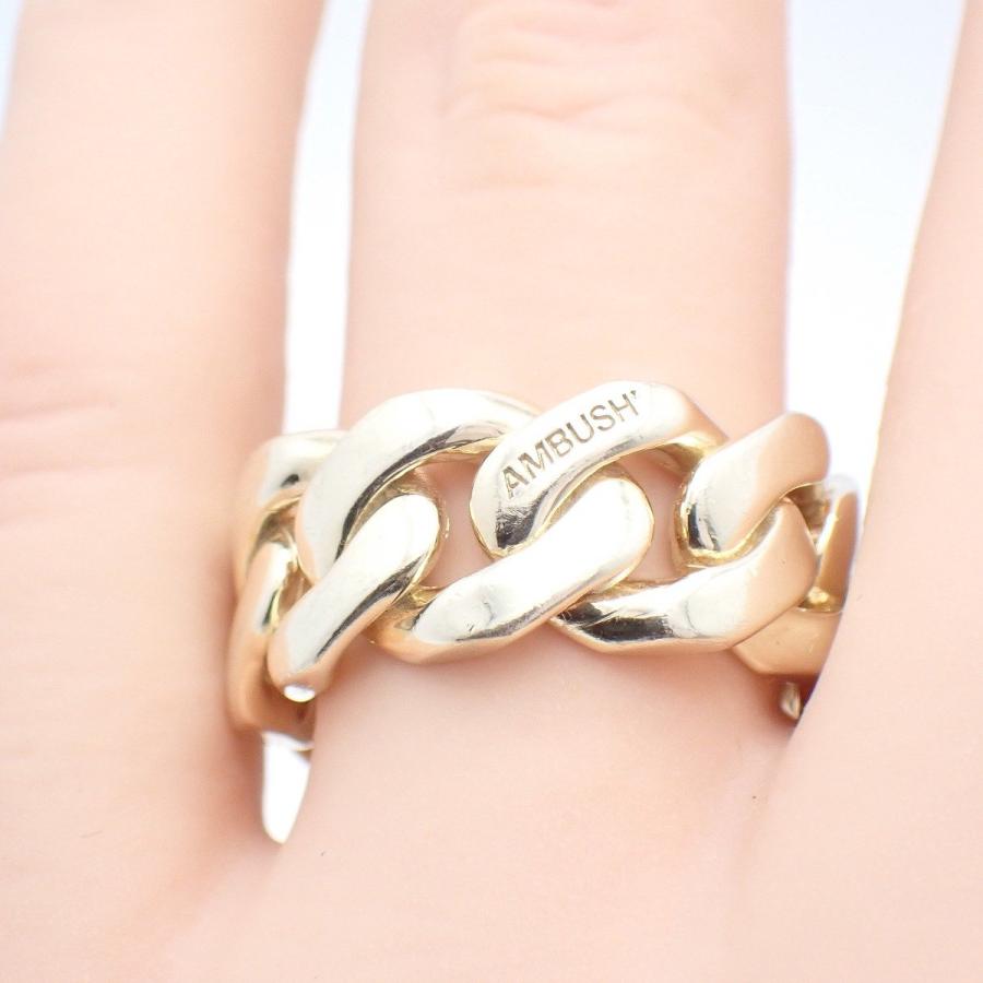 AMBUSH（アンブッシュ） CHAIN RING 3 リング 指輪 シルバー925