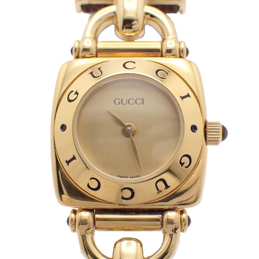 GUCCI（グッチ） 6300L クォーツ レディース 腕時計 ゴールドGP 純正
