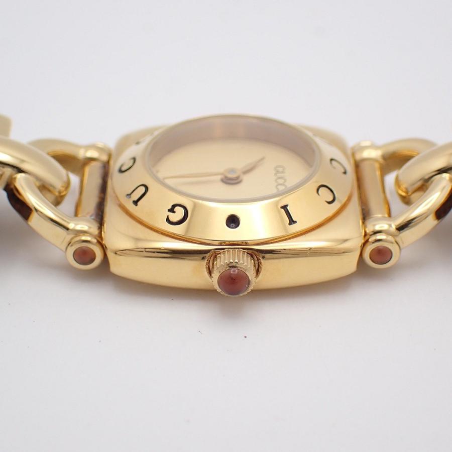 GUCCI（グッチ） 6300L クォーツ レディース 腕時計 ゴールドGP 純正