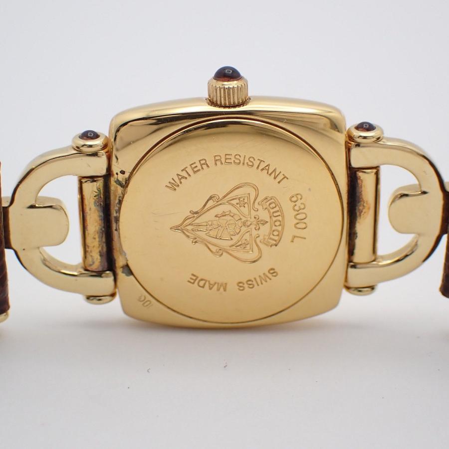 GUCCI（グッチ） 6300L クォーツ レディース 腕時計 ゴールドGP 純正