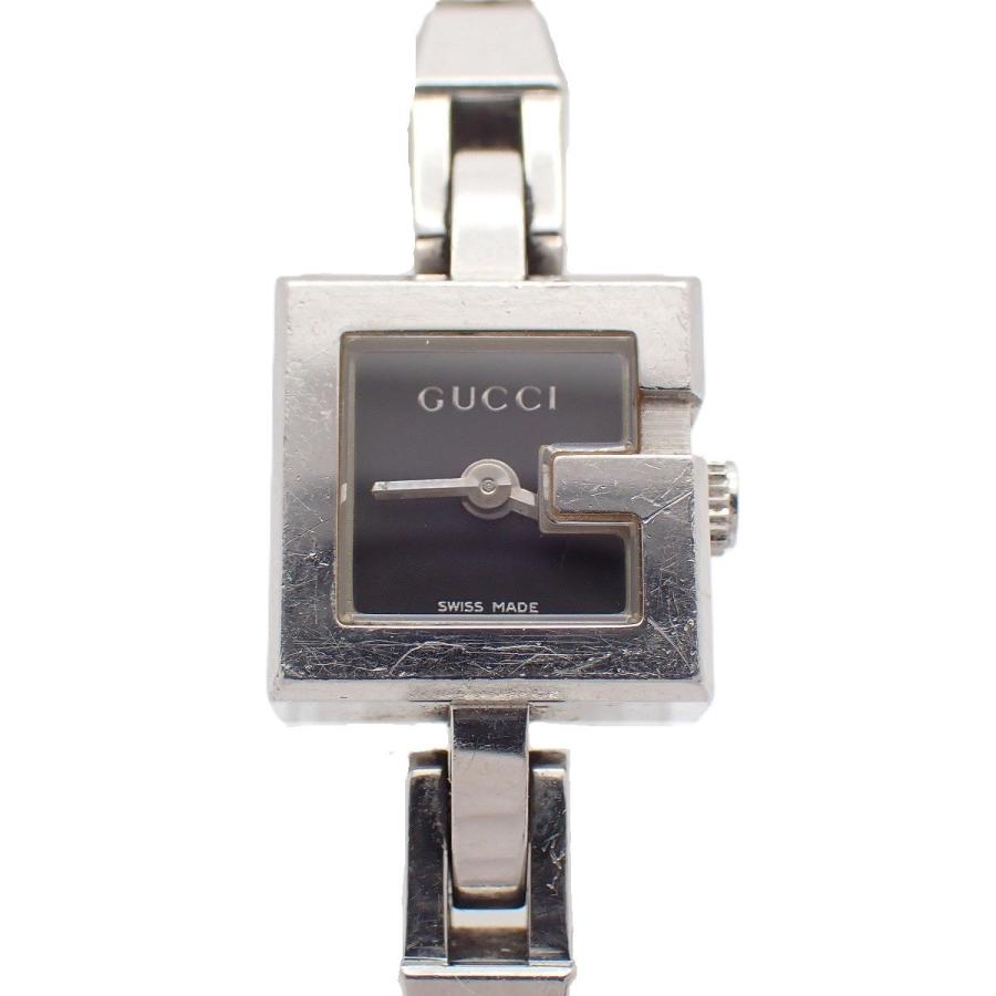 GUCCI（グッチ） 102 Gミニ クォーツ レディース 腕時計 黒文字盤 純正