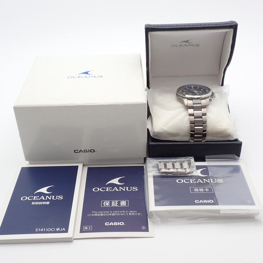 OCEANUS カシオ オシアナス クラシック ソーラー電波 メンズ 腕時計