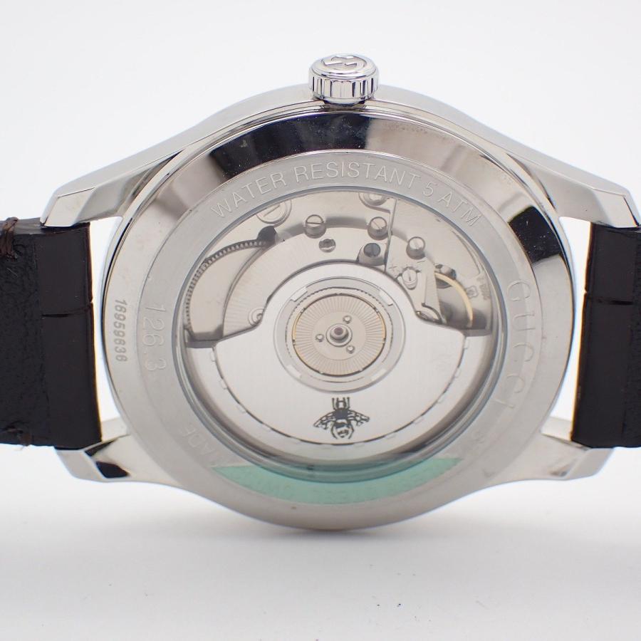 GUCCI（グッチ） 【美品】グッチ 126.3 Gタイムレス GMT 自動巻き