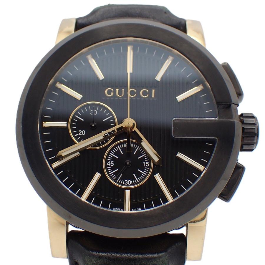 ち*！様 GUCCI グッチ　101.2 Gクロノ　クォーツ　腕時計 GUCCI（グッチ） 101.2 Gクロノグラフ クォーツ メンズ 腕時計