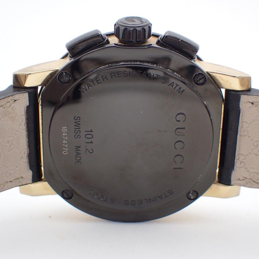 ち*！様 GUCCI グッチ　101.2 Gクロノ　クォーツ　腕時計 GUCCI（グッチ） 101.2 Gクロノグラフ クォーツ メンズ 腕時計