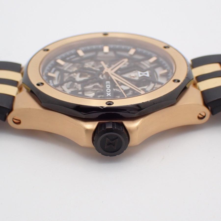 デルフィン EDOX エドックス メカノ 自動巻き メンズ 腕時計 PGメッキ