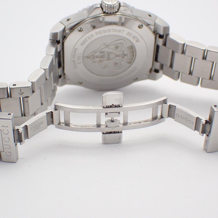 GUCCI（グッチ） 136.3 ダイヴ 200M防水 クォーツ メンズ 腕時計 白