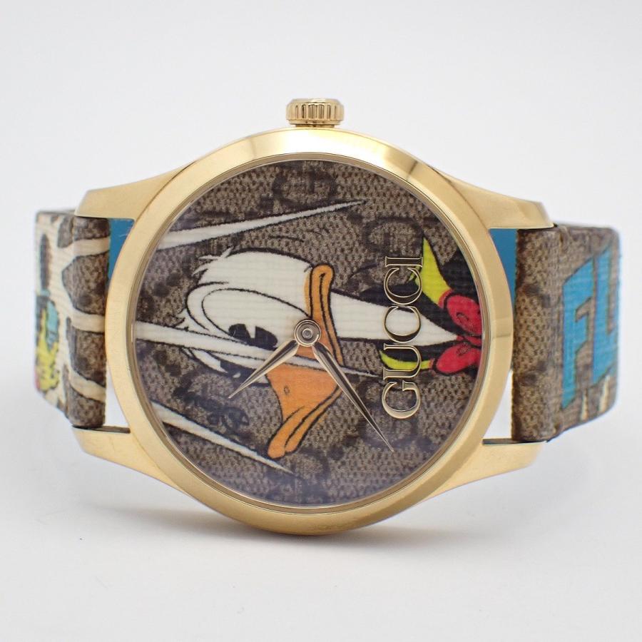 GUCCI（グッチ） × ディズニー ドナルドダック 126.4 Gタイムレス