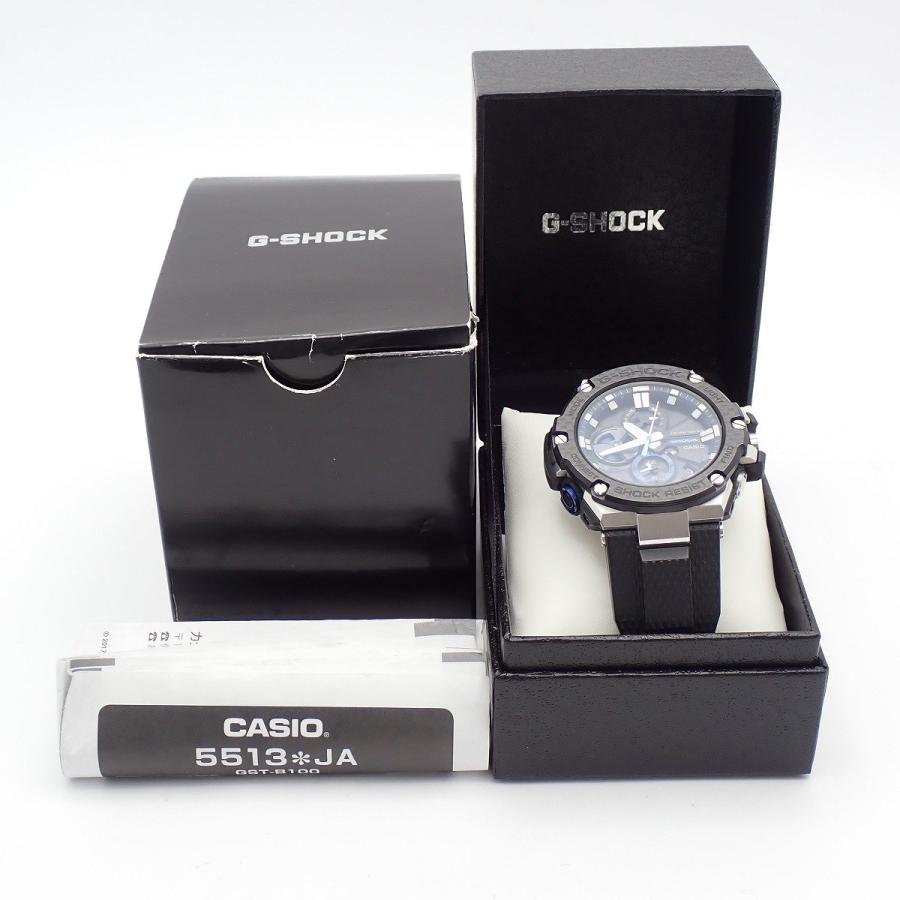 G-STEEL カシオ G-SHOCK Gスチール カーボンベゼル Bluetooth