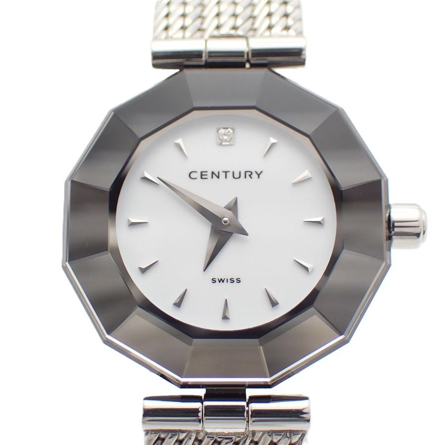 CENTURY センチュリー TIME GEM カットガラス クォーツ レディース