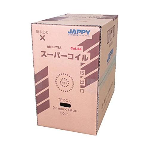 即納・在庫品】JAPPY Cat5e LANケーブル 若草色 TPCC5 0.5 MMX 4P JP 1