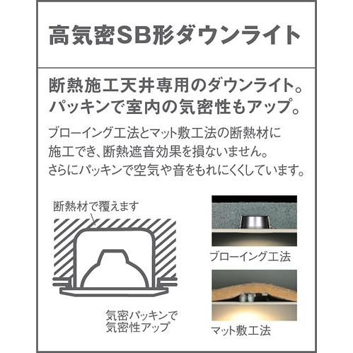 Panasonic（パナソニック） LEDダウンライト 100形相当 埋込穴φ75 拡散