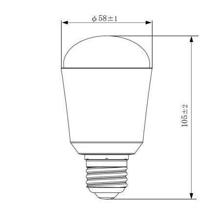 電球LDA8L-H/E/W （4つ） パナソニック LED電球 電球色相当 E26口金 一般電球タイプ 下
