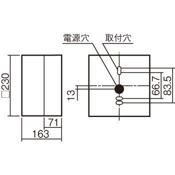 Panasonic パナソニック 非常用照明 壁直付型 LED（電球色