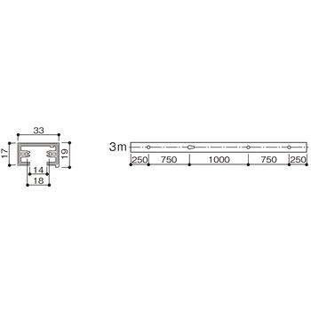 0793 Panasonic パナソニック ダクトレール本体 DH0213 ホワイト 3本セット 長さ310cm 愛知県岡崎市直接引取可　アントレ 楽天市場】パナソニック 100V用配線ダクト本体 ダクトレール