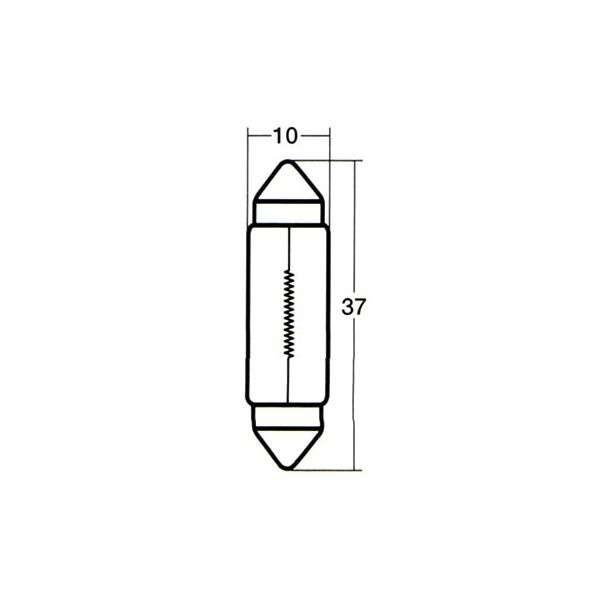 【即納・在庫品】 A3474 12V8W (1箱/10個入) スタンレー(STANLEY ELECTRIC)  12V8W ルームランプ・マップランプ用電球 | STANLEY | 03