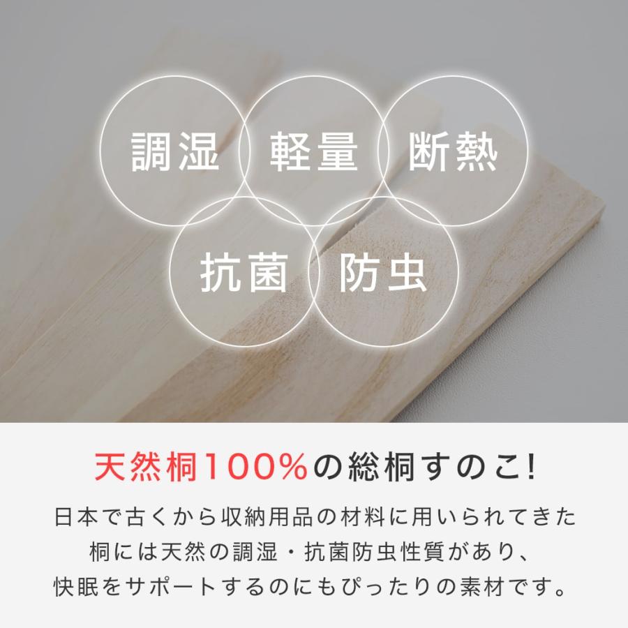 ネルコンシェルジュ 三つ折りすのこマット ダブル すのこマットのみ
