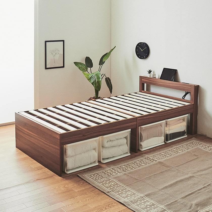 ネルコンシェルジュ すのこベッド ショートシングル ショートサイズ