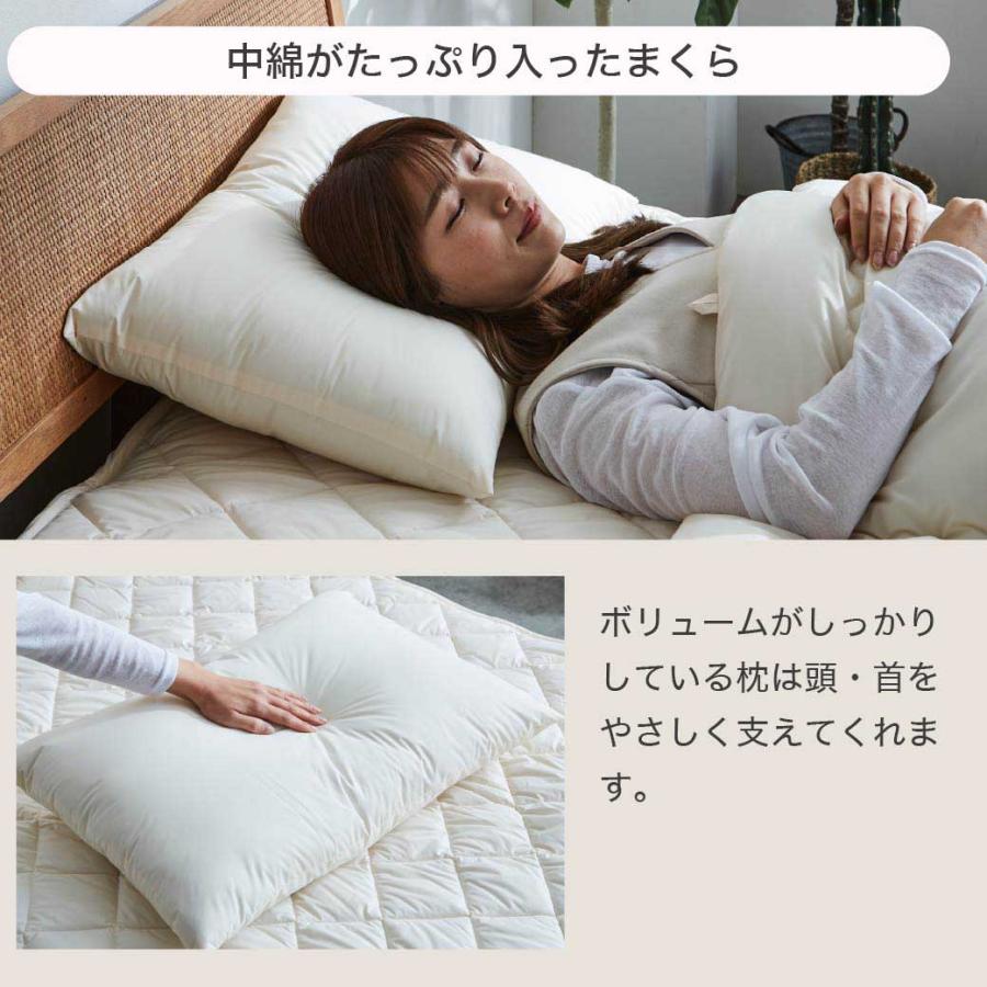 東洋紡 防ダニ 東洋紡アルファイン（R）布団セット(掛け布団-枕-ベッド