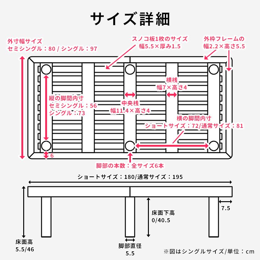 ネルコンシェルジュ ベッド バノン すのこベッド ハイタイプ
