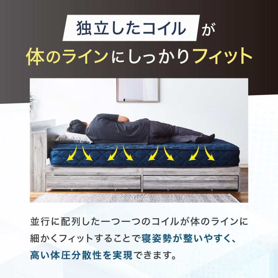 ネルコンシェルジュ バリュースーパーハード ポケットコイルマットレス