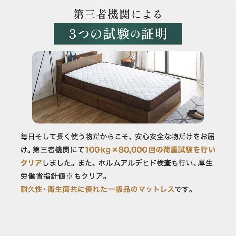 ネルコンシェルジュ 7ゾーンポケットコイルマットレス セミシングル