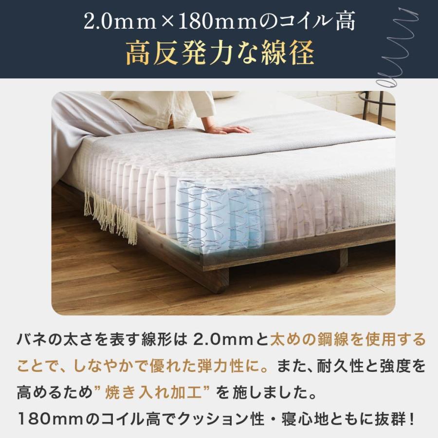 ネルコンシェルジュ ポケットコイルマットレス 三つ折り 極厚20cm