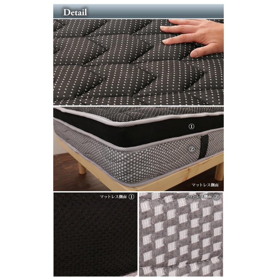 ネルコンシェルジュ 2層構造Doubleポケットコイルマットレス セミ