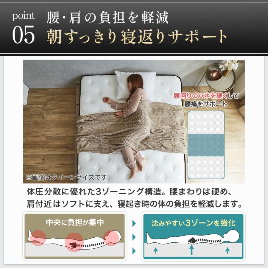 ネルコンシェルジュ 極厚25cm バリュープレミアム ポケットコイル 超高