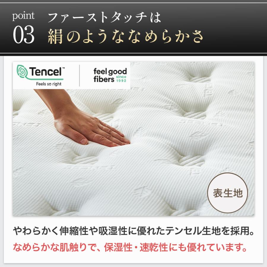 ネルコンシェルジュ 極厚25cm バリュープレミアム ポケットコイル 超高