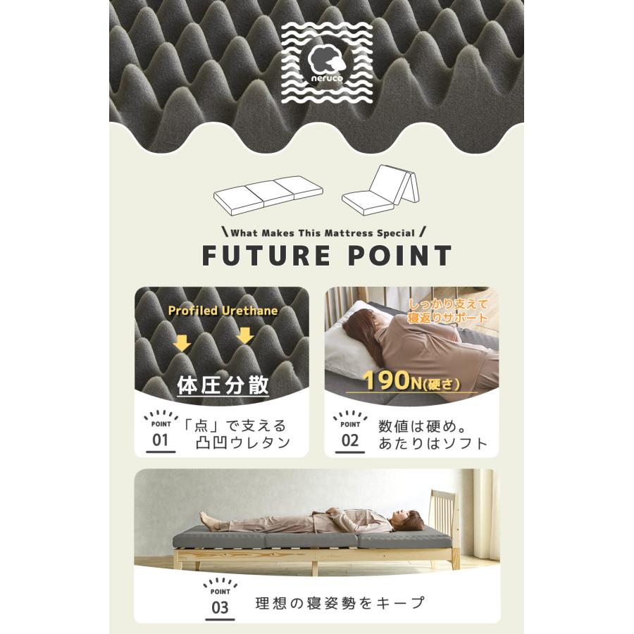 ネルコンシェルジュ 8/3 8:59まで最大10%OFF!爆買 三つ折りウレタン