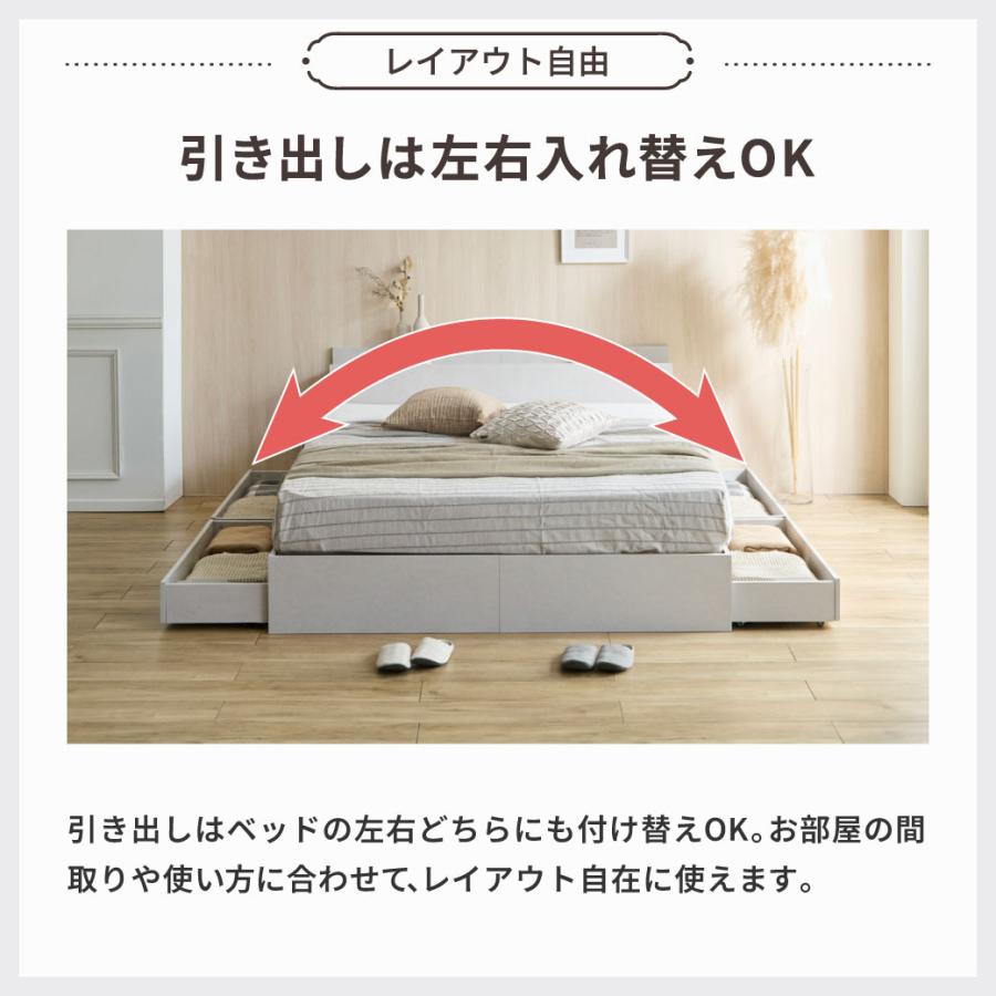 ネルコンシェルジュ 【新色登場】収納付きベッド ゼスト zesto