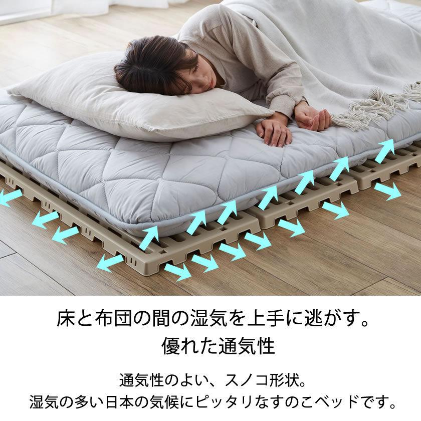 折畳み樹脂すのこベッド シングル 6折り すのこマット 折畳み樹脂すのこベッド シングル 6折り すのこマット