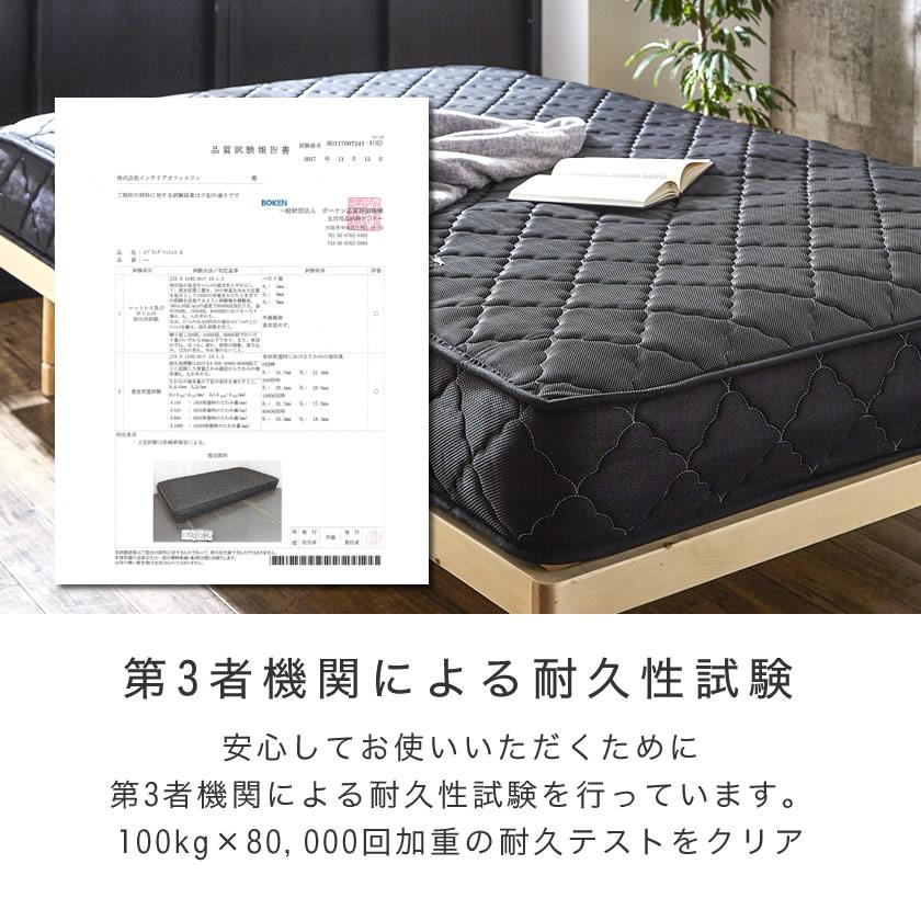 ネルコンシェルジュ ポケットコイルマットレス ダブル 厚さ20cm 高密度