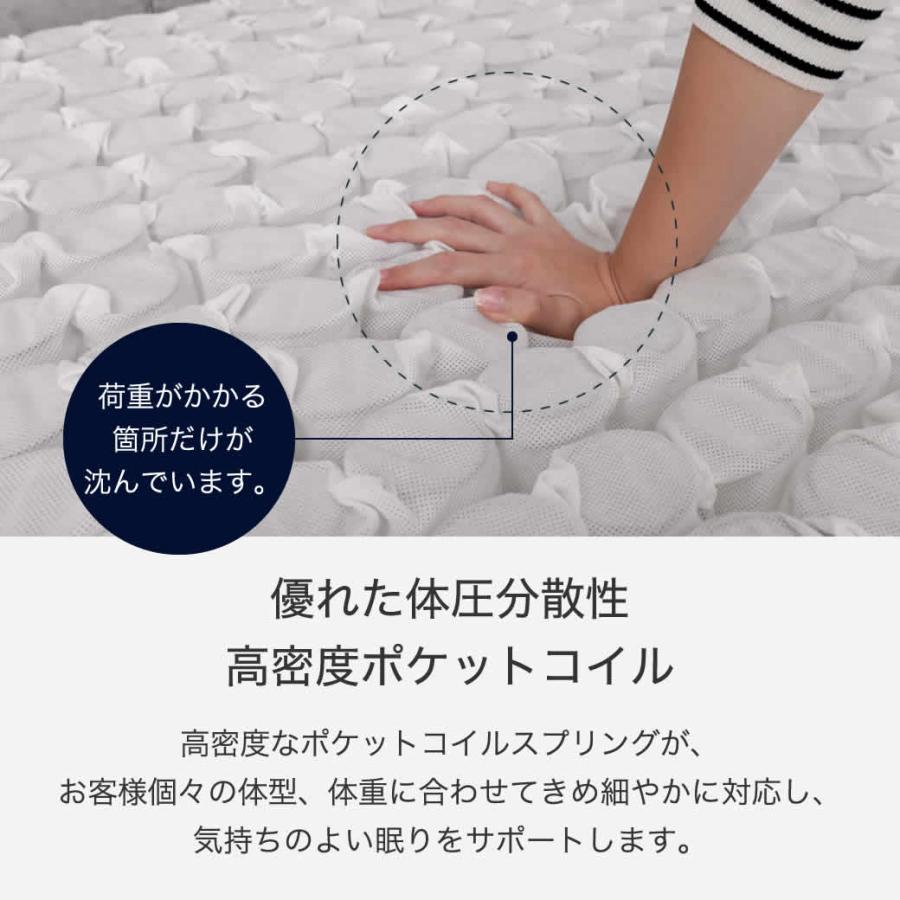 ネルコンシェルジュ neruco ポケットコイルマットレス 【ショート